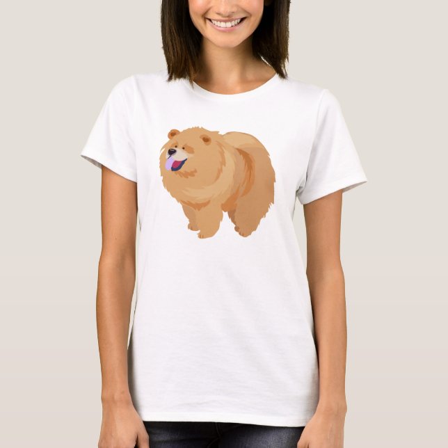 Skjorta för ChowChow T-shirt (Framsida)