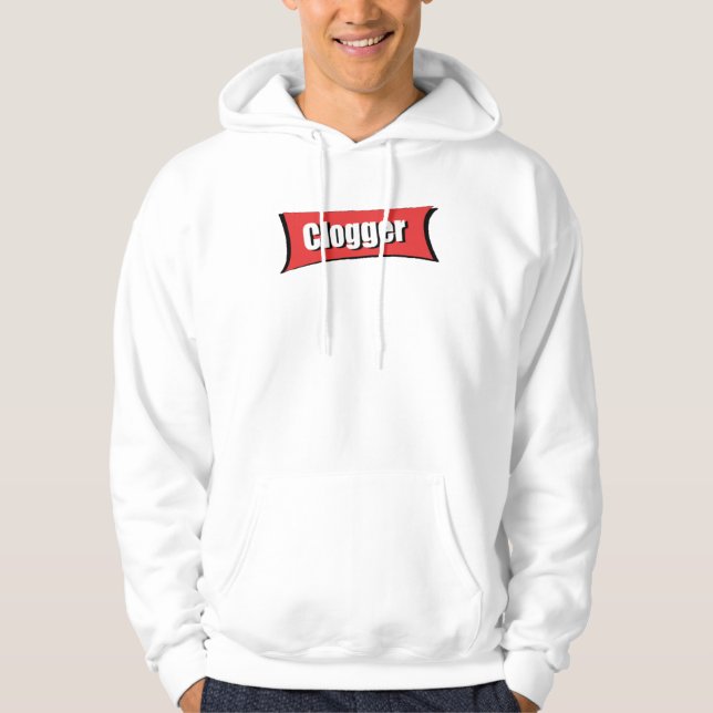 Skjorta för Clogger Hoodiesvett Sweatshirt Med Luva (Framsida)