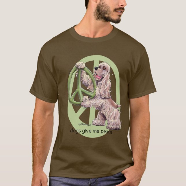 Skjorta för cockerspanielSpaniel T Tröja (Framsida)