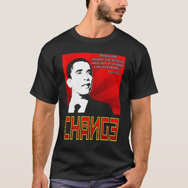 Skjorta för CommieObama propaganda Tee Shirt (Framsida)