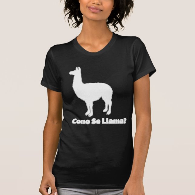 Skjorta för Como Se-Llama T-shirt (Framsida)