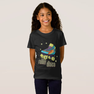 skjorta för custume för throwback för rulldisko t shirt