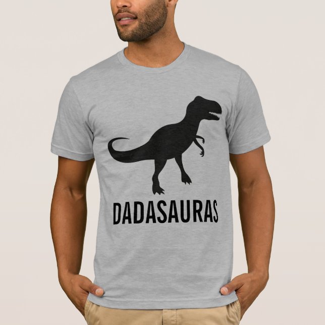 Skjorta för Dadasauras Dinosaurpappa T Shirt (Framsida)