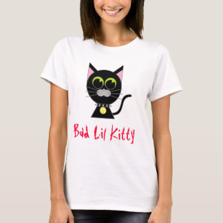 Skjorta för dåligaLil kattunge T Shirt