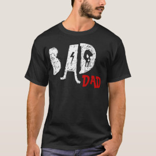 Skjorta för dåligapappautslagsplats - rolig fars tee shirt