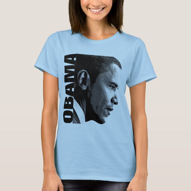 Skjorta för damer OBAMA t T-shirt (Framsida)