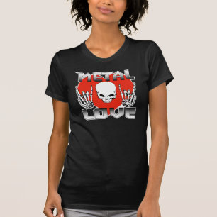 SKJORTA FÖR DAMMETALLKÄRLEK T SHIRT