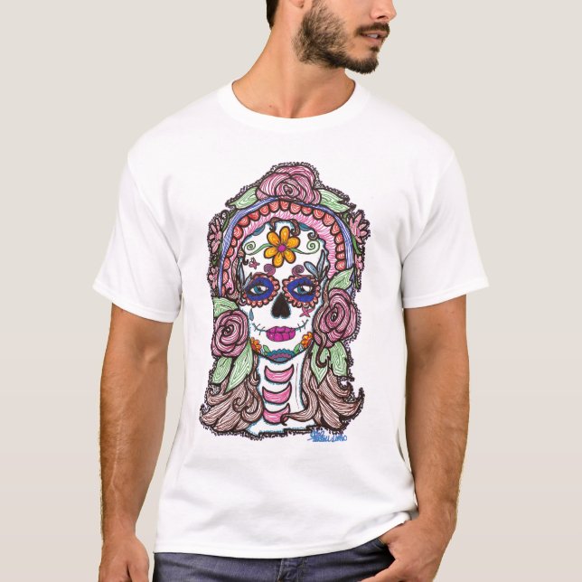 Skjorta "för day of the dead" för tee (Framsida)