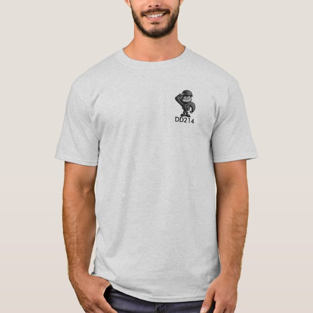 Skjorta för DD214 T T-shirt (Framsida)