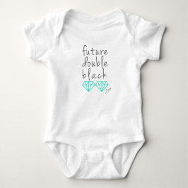 Skjorta för diamant för framtidsdubblasvart t-shirt