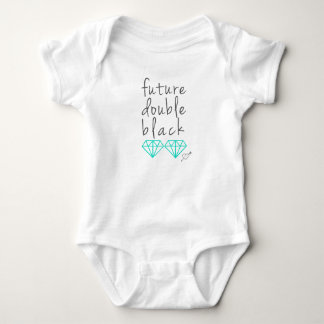 Skjorta för diamant för framtidsdubblasvart t-shirt