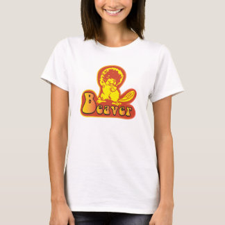 skjorta för disko för 70-talvintagebäver t-shirt