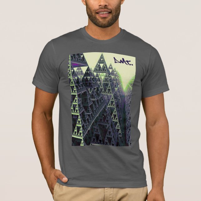 Skjorta för Dmt-Fractals t Tee Shirt (Framsida)