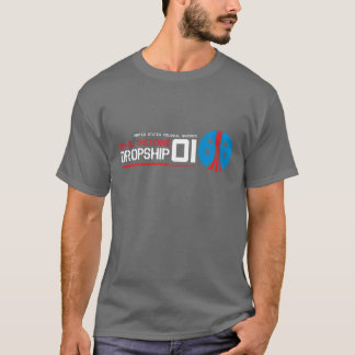Skjorta för Dropship Sci Fi film T Shirt