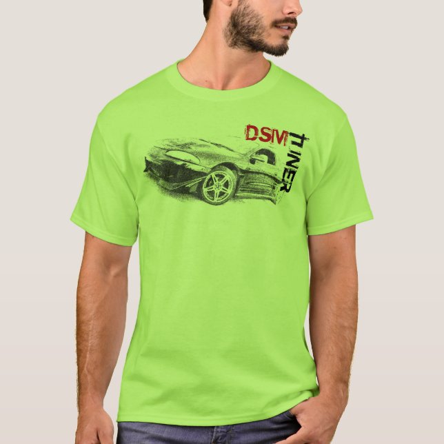 Skjorta för DSM-STÄMMAREmitsubishi förmörkelse T Shirt (Framsida)
