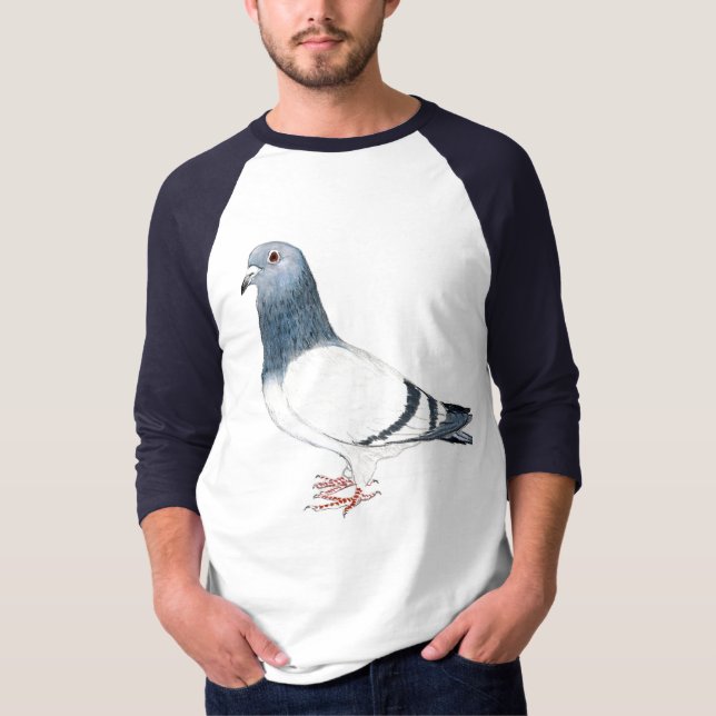 Skjorta "för duva" fågelkonst t-shirt (Framsida)