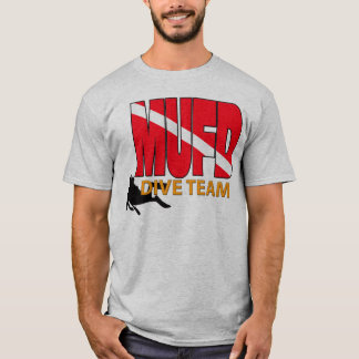 Skjorta för dykare för SCUBA för MUFD-dyklag T-shirt