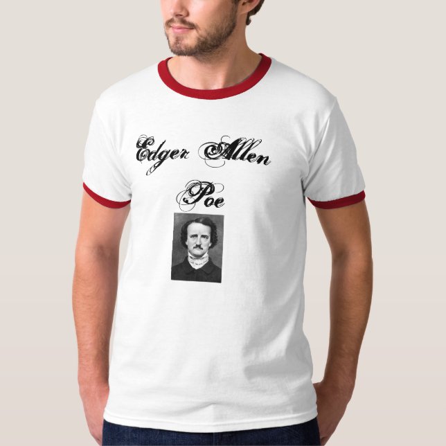 Skjorta för EdgerAllen Poe utslagsplats Tee (Framsida)