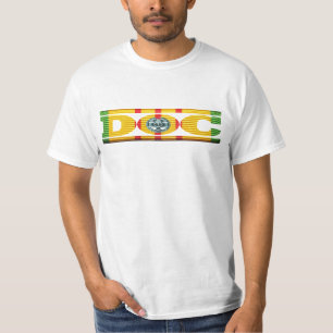Skjorta för emblem för Vietnam DOC strid medicinsk Tee Shirt