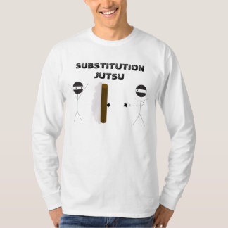 Skjorta "för ersättningsJutsu" långärmad T-shirt