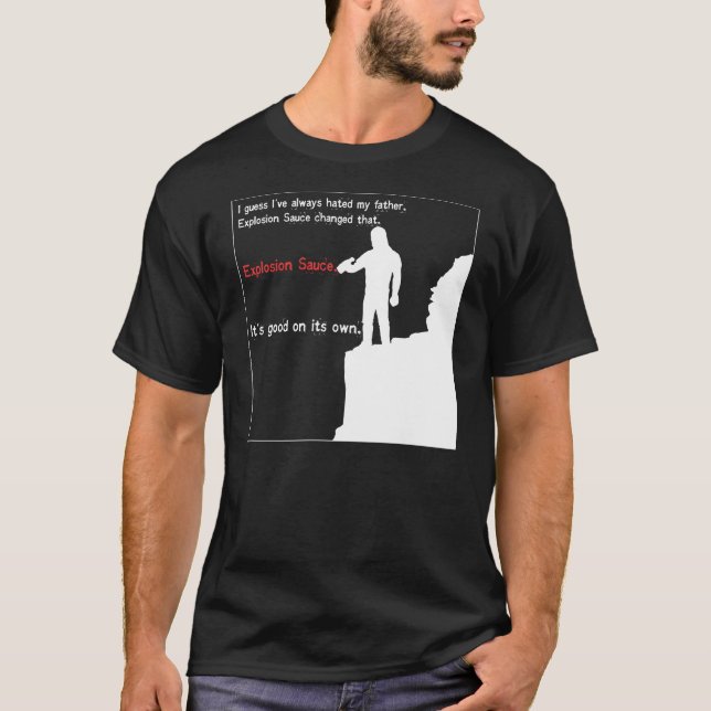 Skjorta för explosionsåsmörk t shirt (Framsida)