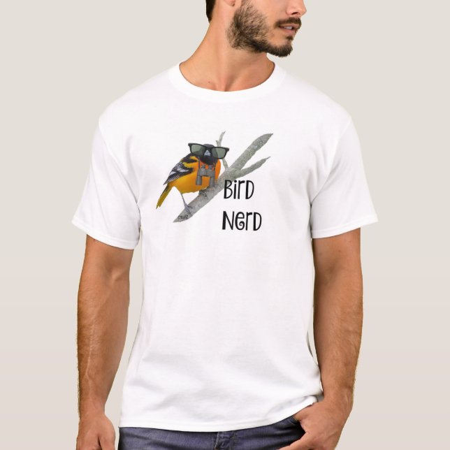 Skjorta för fågelNerd T Tee (Framsida)