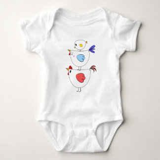 Skjorta för familj T för feg tuppchick förtjusande Tee Shirt