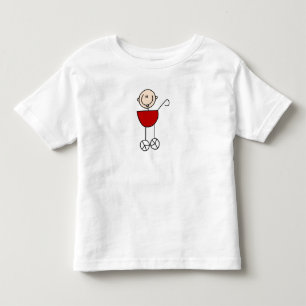 Skjorta för familjstick figurbaby tee