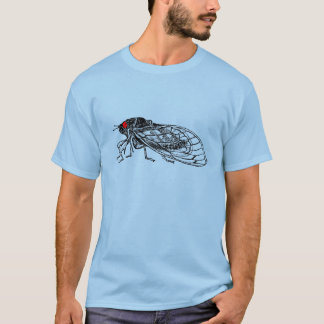 Skjorta för färg för 17 år cikadatie t-shirt