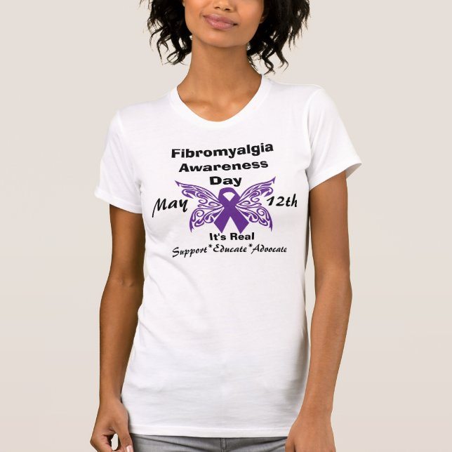 Skjorta för Fibromyalgiamedvetenhetdag - ingen T-shirt (Framsida)