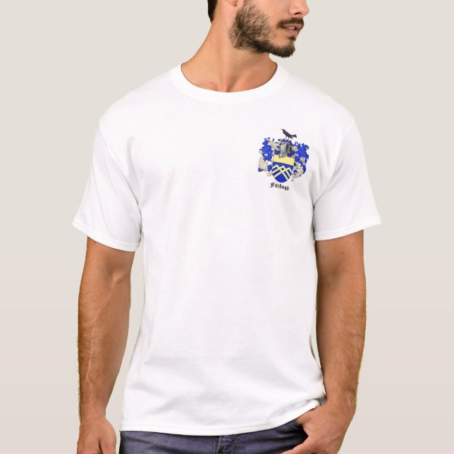 Skjorta för Fitzhugh familjheraldik T Tee (Framsida)