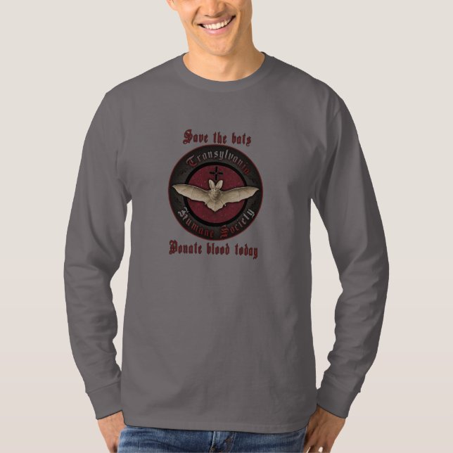 Skjorta för fladdermöss för Transylvania human Tee Shirt (Framsida)