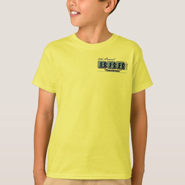 Skjorta för FlamethrowerspersonligBRR T-shirt (Framsida)