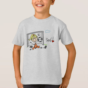 Skjorta för flickafotbollspara tee shirt