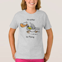 Skjorta för flyg för Ding anka rolig Tee Shirt
