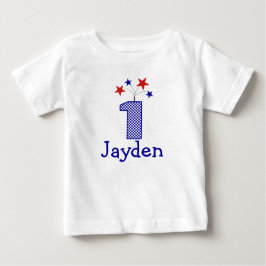 Skjorta för födelsedag för anpassadesmällare tee shirt