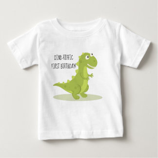 Skjorta för födelsedag för ungeDinosaur första T Shirt