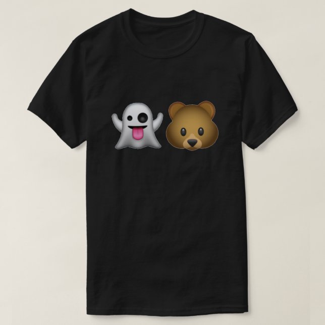 Skjorta för 🐻 för spöke👻björn t-shirt (Design framsida)