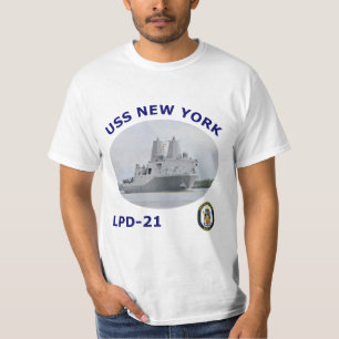Skjorta för foto T för LPD 21 USS New York T-shirt