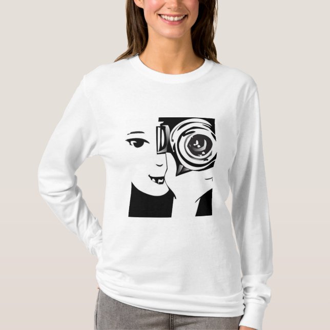 Skjorta för fotografi T Tee (Framsida)