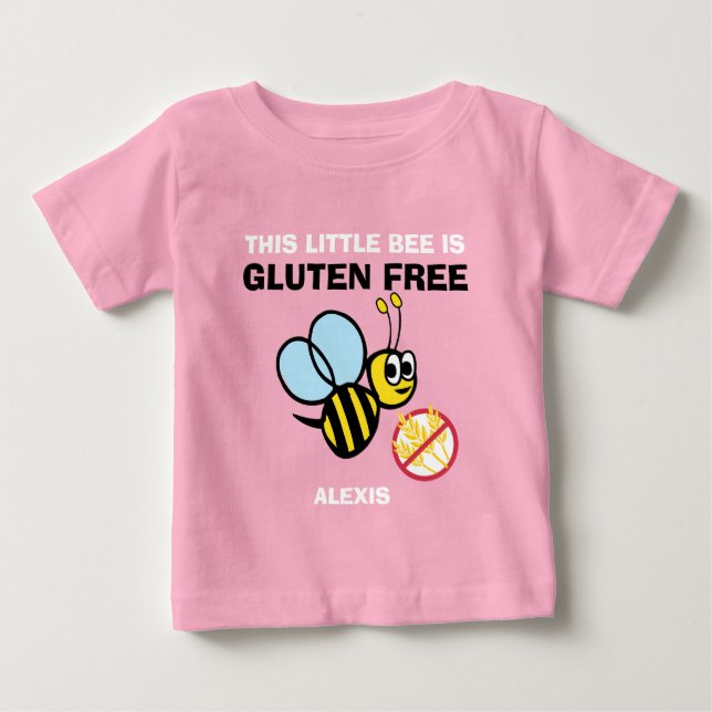 Skjorta för fri humla för personligGluten Celiac Tee (Framsida)
