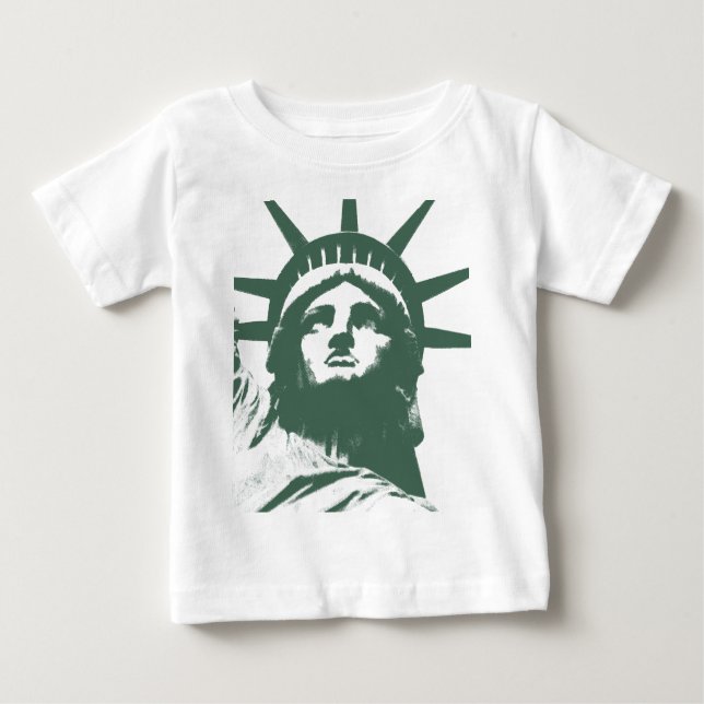 Skjorta för frihetsgudinnan för babyNew York T-shirt (Framsida)