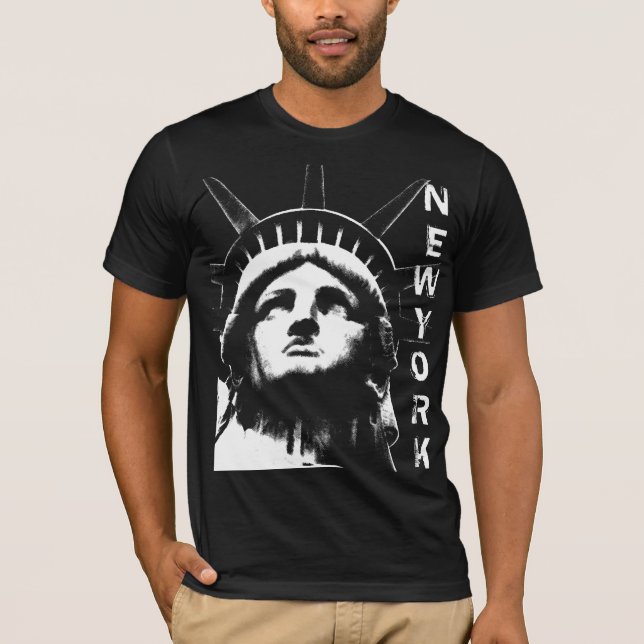 Skjorta för frihetsgudinnan för New York Tee (Framsida)