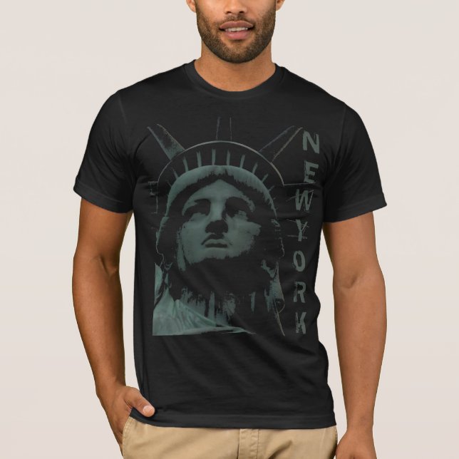 Skjorta för frihetsgudinnan för New York Tee Shirt (Framsida)
