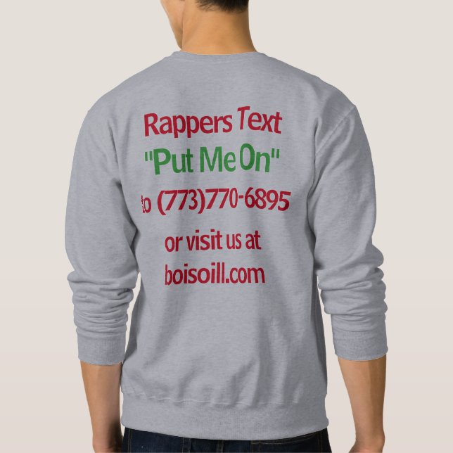 Skjorta för gatalagPromo Långärmad Tröja (Baksida)