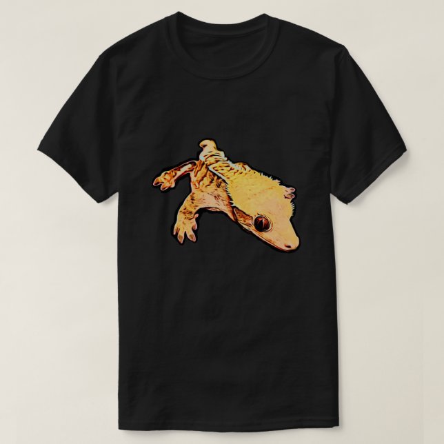 Skjorta för Geckoöverbelastningshöst T Shirt (Design framsida)