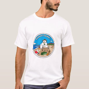Skjorta för Geocaching sommarsnögubbe T-shirt