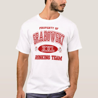 Skjorta för Grabowski polsk dricka lag t Tee Shirt