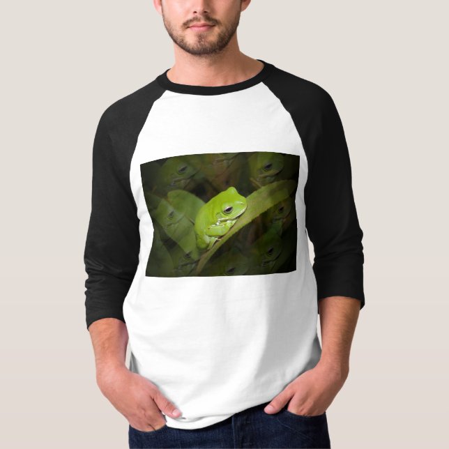 Skjorta för grodareflexionsbaseball t shirt (Framsida)