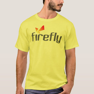 Skjorta för gult för SnapStream massmediaFirefly T-shirt
